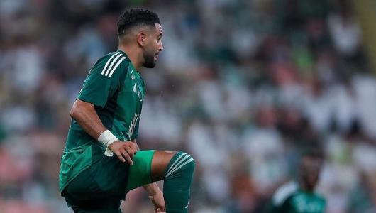 محرز يخضع لفحص طبي قبل مواجهة النصر السعودي