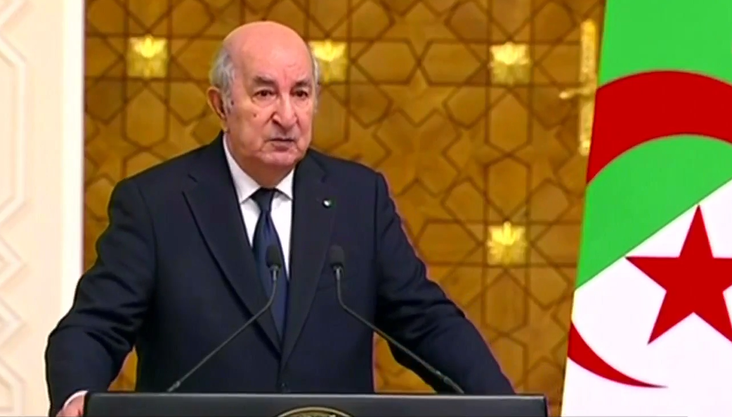 الرئيس الجزائري عبد المجيد تبون