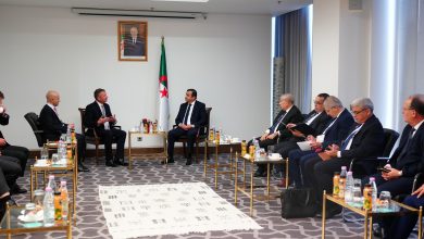 مباحثات وزير الطاقة الجزائري محمد عرقاب