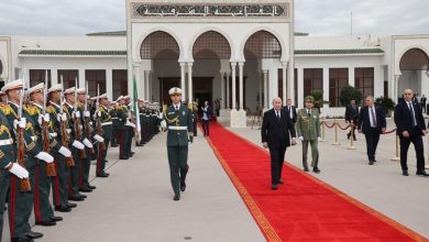 الرئيس الجزائري عبد المجيد تبون
