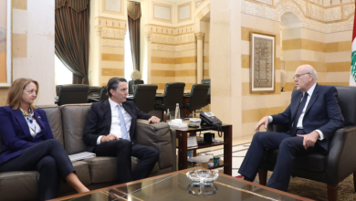 محادثات نجيب ميقاتي و أموس هوكستين