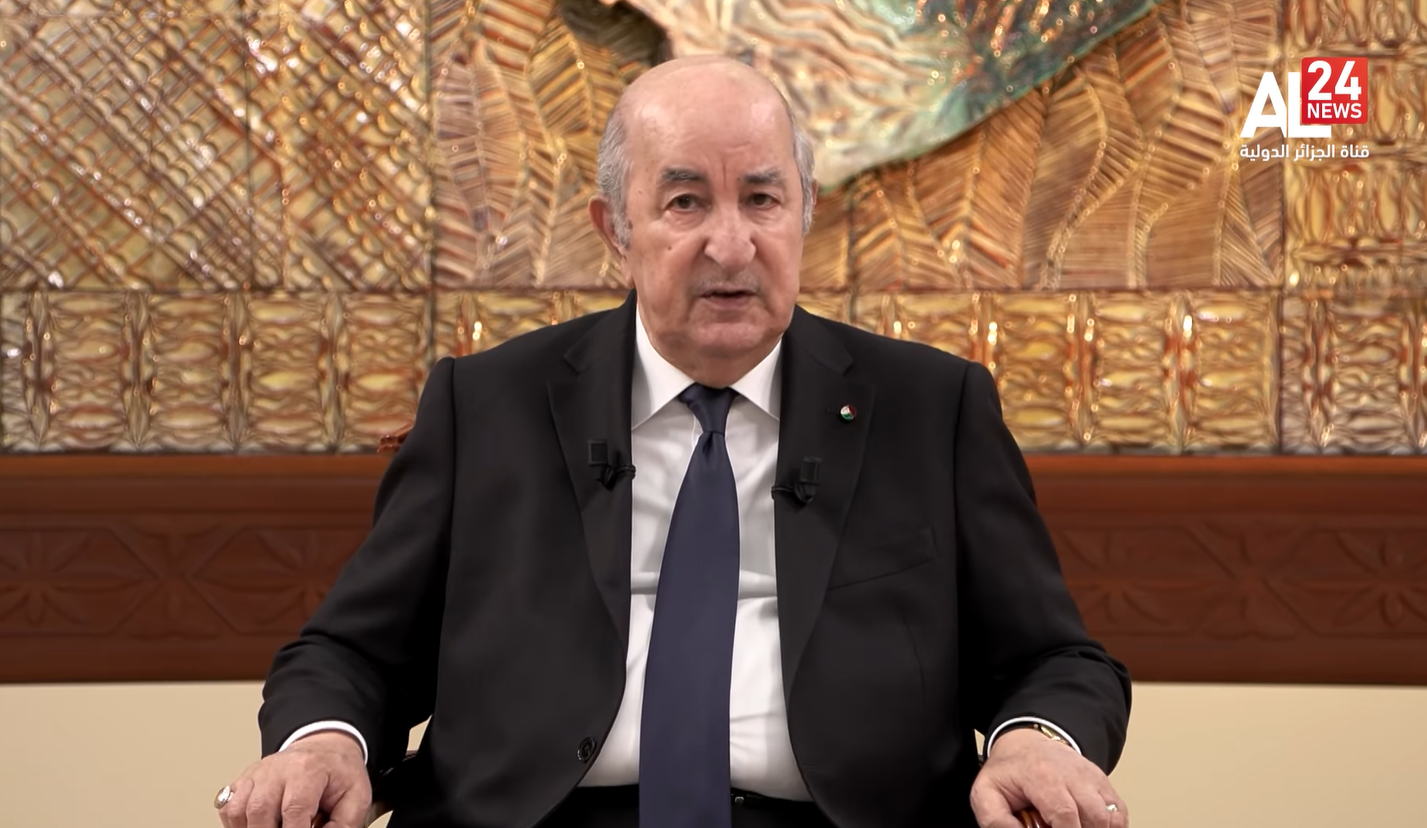 الرئيس الجزائري عبد المجيد تبون