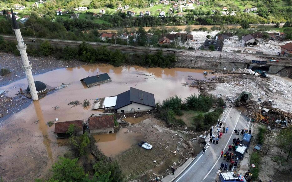 Inondations en Bosnie : 22 morts et une évacuation ordonnée