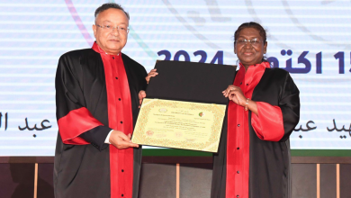 Algerian President Awards Indian President with Honorary Doctorate