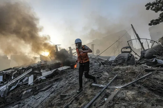 la défense civile à Ghaza