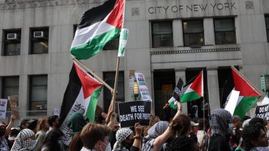 manifestation à New york