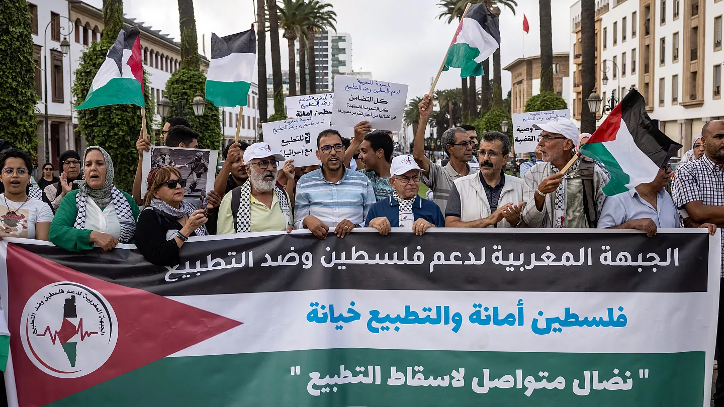 احتجاجات في المغرب لمناهضي التطبيع