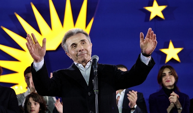 فوز الحزب الحاكم في تشريعيات جورجيا