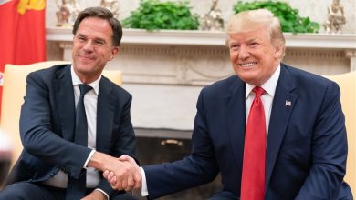 لقاء دونالد ترامب ومارك روته