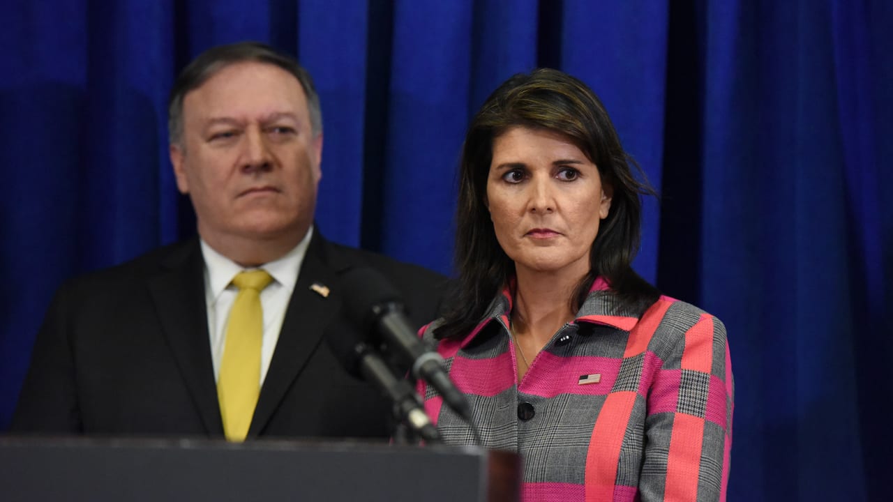 نيكي هايلي ومايك بومبيو