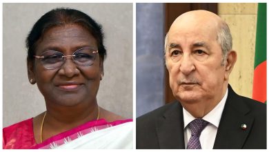 الرئيس الجزائري يتلقى  تهاني رئيسة الهند بمناسبة الذكرى السبعین للثورة المجیدة