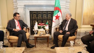 رئيس مجلس الأمة الجزائري يستقبل ماركوس بستيريلو