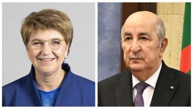 الرئيس الجزائري يتلقى تهاني رئیسة الاتحاد السویسري بمناسبة ذكرى اندلاع ثورة التحریر