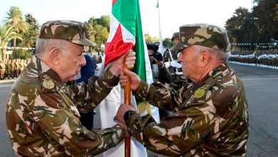 الفريق أول السعيد شنقريحة يشرف على تنصيب قائد جديد للقوات البرية