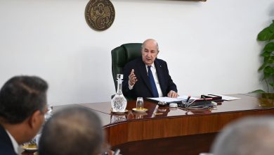 الرئيس الجزائري عبد المجيد تبون