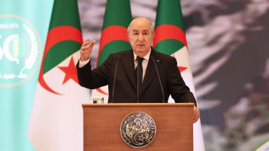 الرئيس الجزائري عبد المجيد تبون