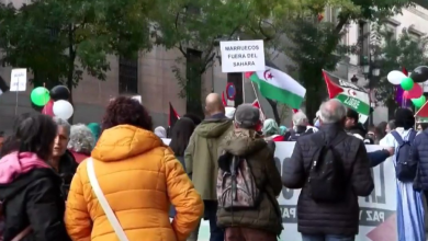 مسيرة في مدريد تضامنا مع الشعب الصحراوي