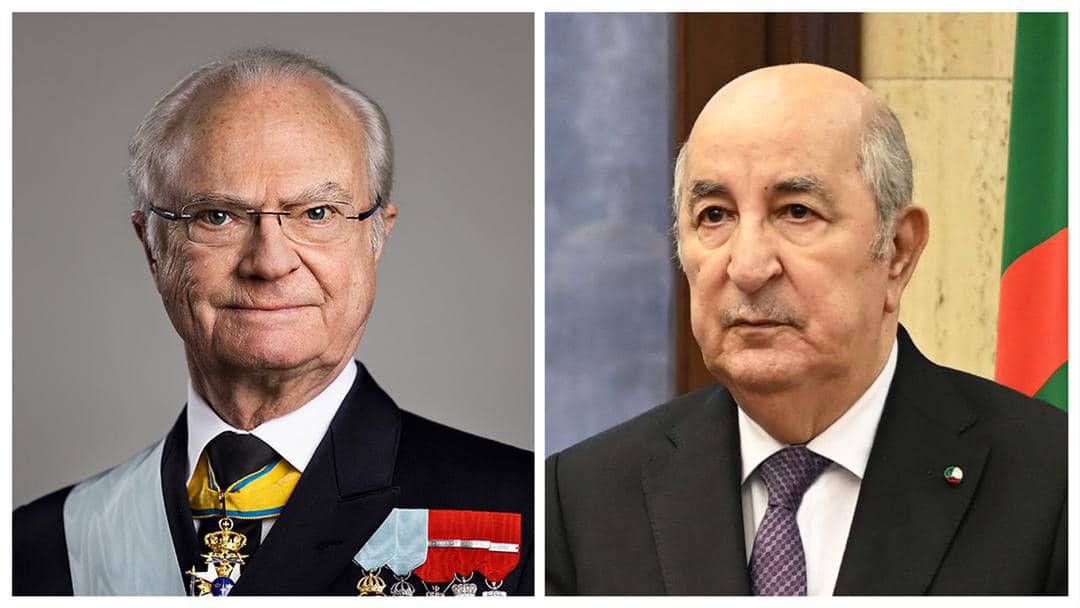 Swedish King Congratulates Algerian President on the 70th Anniversary of the Algerian Liberation Revolution