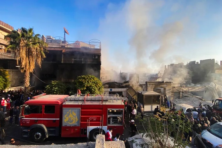 Zionist Entity's Brutal Airstrikes on Damascus Kill 15, Injure Dozens