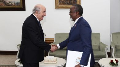 الرئيس الجزائري يستقبل المبعوث الخاص للرئيس الصومالي