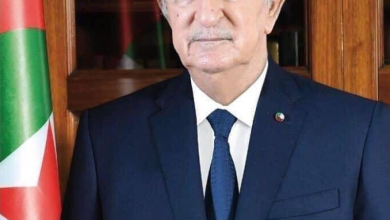 الرئيس الجزائري عبد المجيد تبون