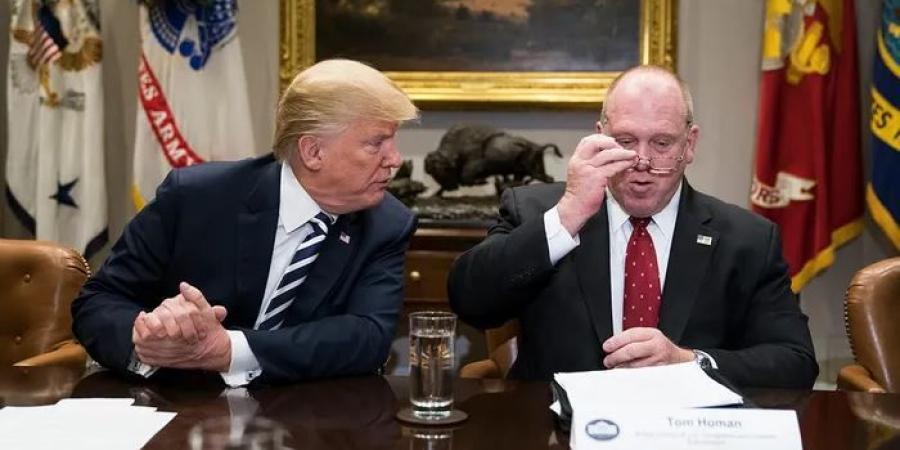 دونالد ترامب يعيد توم هومان إلى إدارته