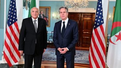 وزير الخارجية الجزائري ونظيره الأمريكي