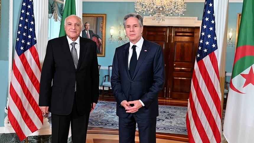 وزير الخارجية الجزائري ونظيره الأمريكي