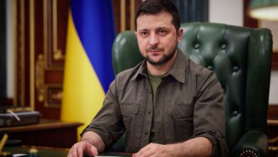 الرئيس الأوكراني فولوديمير زيلينسكي