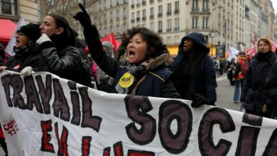 احتجاجات عمالية في فرنسا