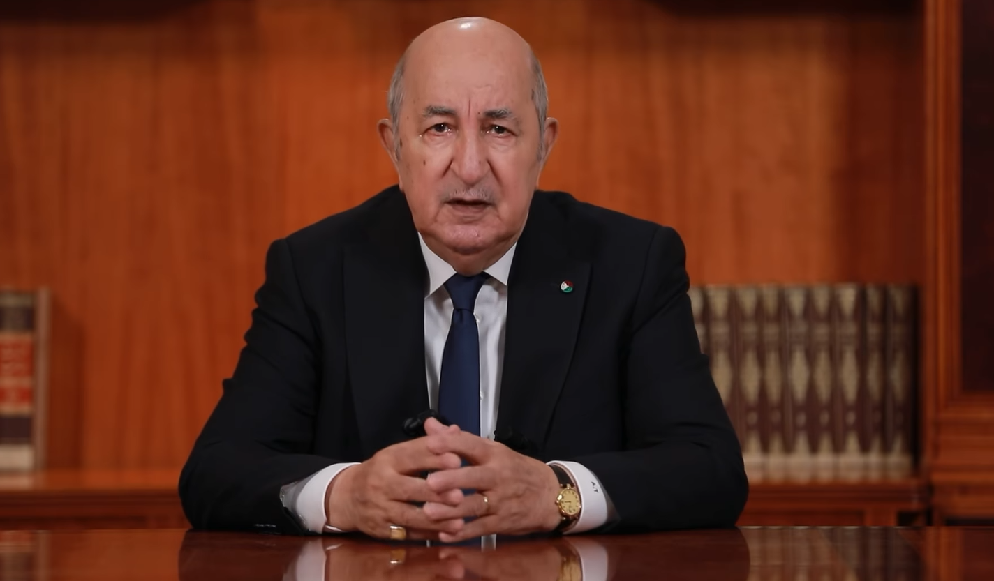 الرئيس الجزائري عبد المجيد تبون
