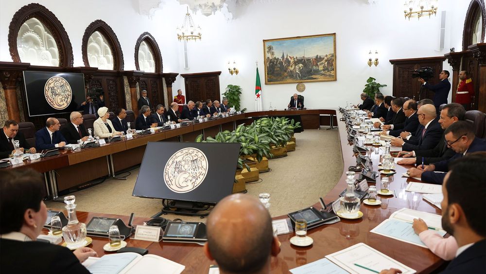 مجلس الوزراء الجزائري