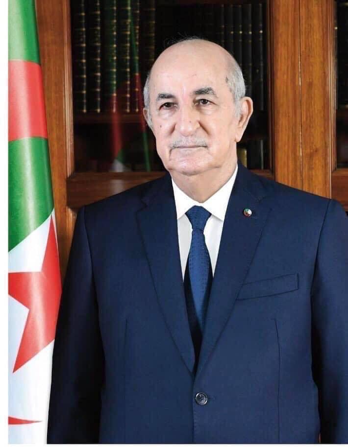 الرئيس الجزائري عبد المجيد تبون