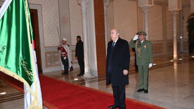 الرئيس الجزائري عبد المجيد تبون