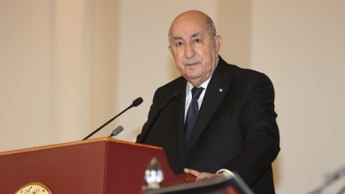 الرئيس الجزائري عبد المجيد تبون