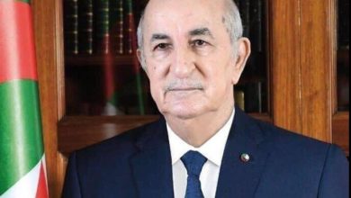 الرئيس الجزائري عبد المجيد تبون