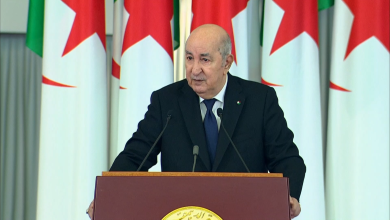 الرئيس الجزائري عبد المجيد تبون