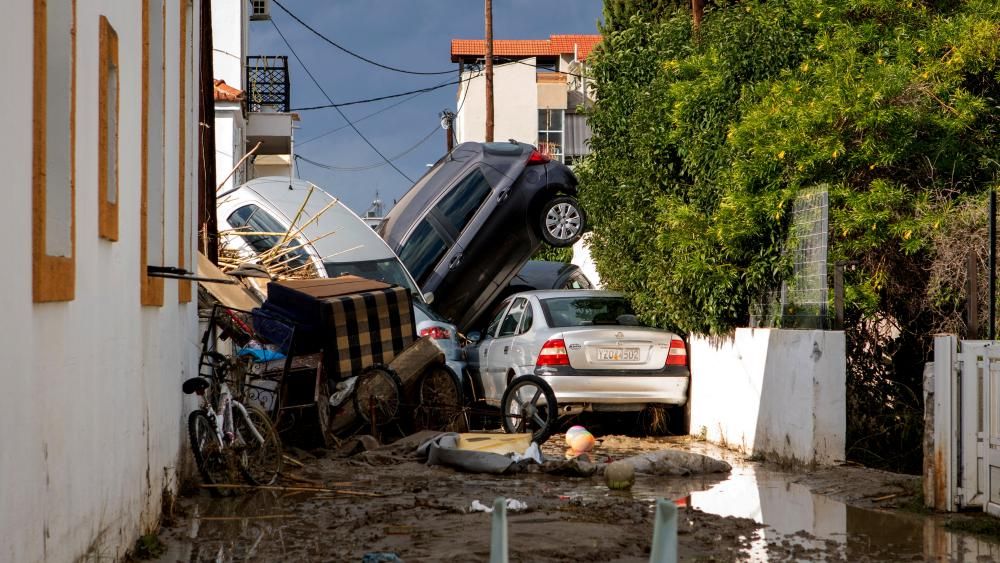 Storm "Bora" Devastates Rhodes and Lemnos in Greece