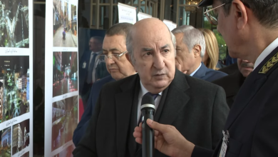 الرئيس الجزائري عبد المجيد تبون