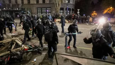 احتجاجات في جورجيا