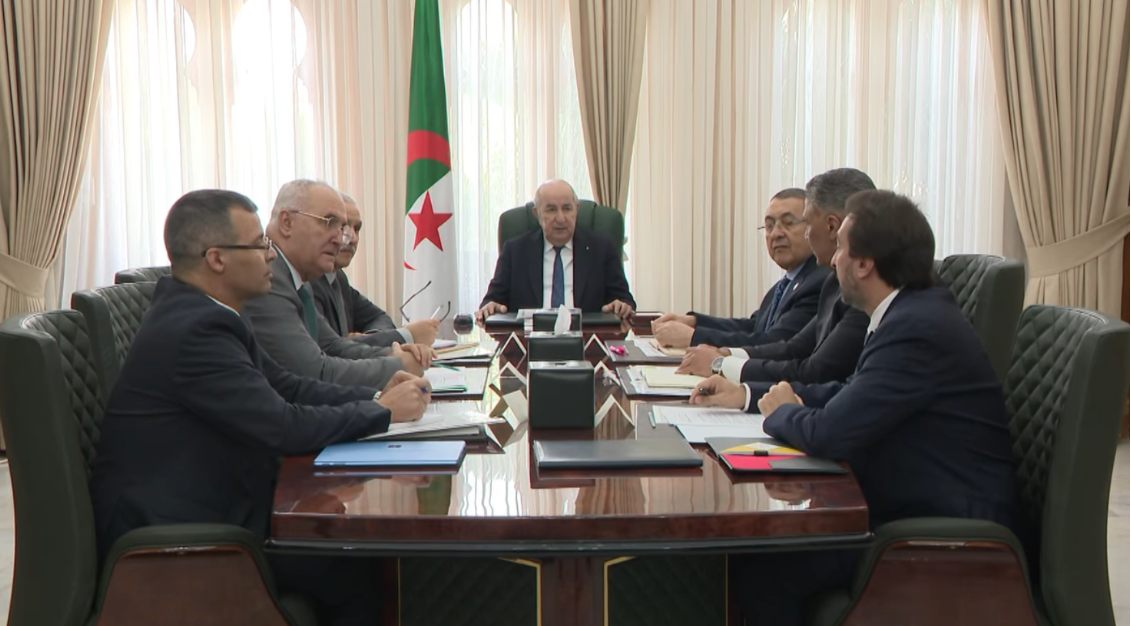 الرئيس الجزائري عبد المجيد تبون