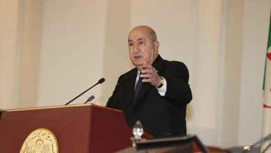 الرئيس الجزائري عبد المجيد تبون