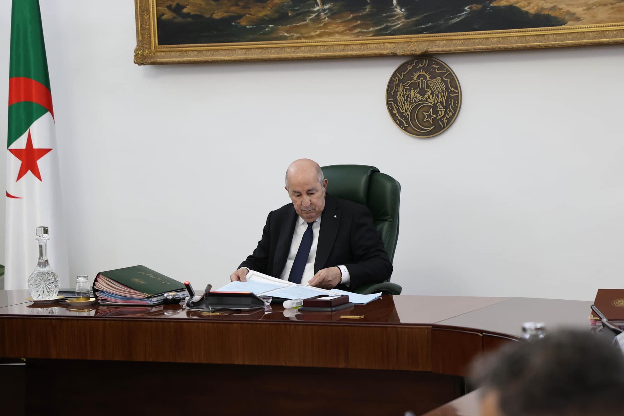 الرئيس الجزائري عبد المجيد تبون،