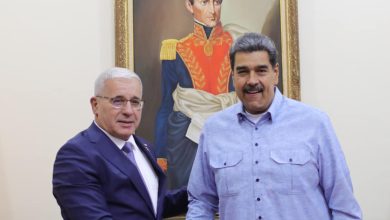 الرئيس الفنزويلي نيكولاس مادورو يستقبل ابراهيم بوغالي