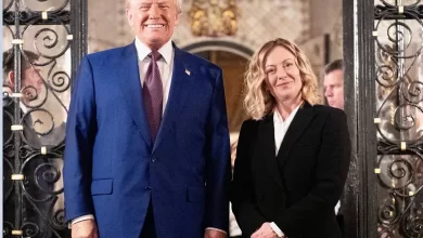 جورجيا ميلوني ودونالد ترامب