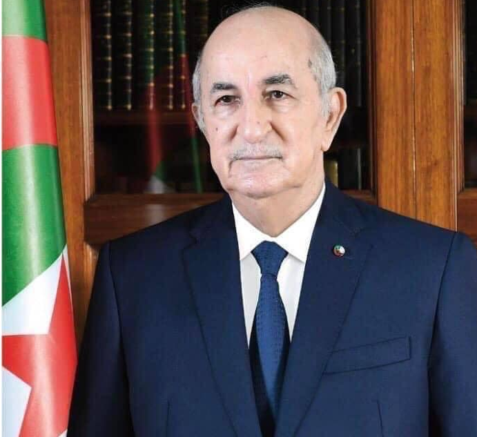 الرئيس الجزائري عبد المجيد تبون