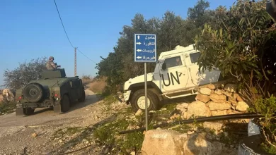 الجيش اللبناني يتمركز في بلدة الناقورة عقب انسحاب قوات الاحتلال منها