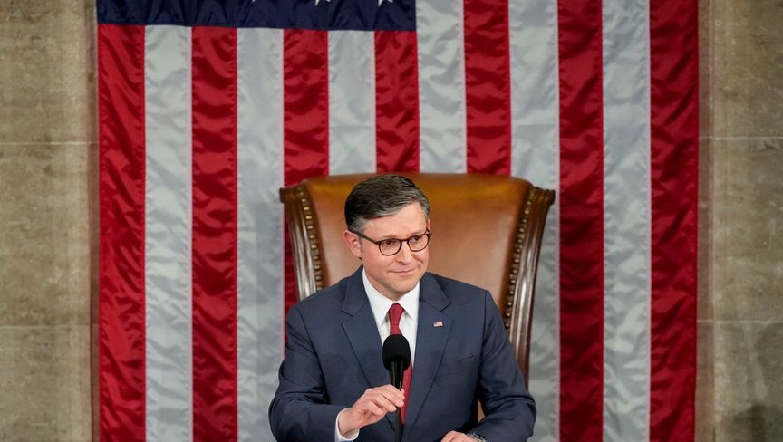 مايك جونسون رئيس مجلس النواب الأمريكي