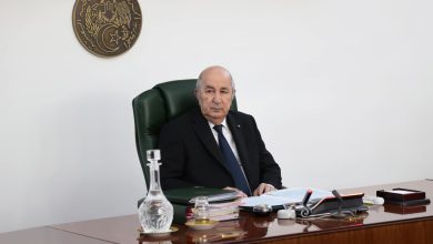 الرئيس الجزائري عبد المجيد تبون