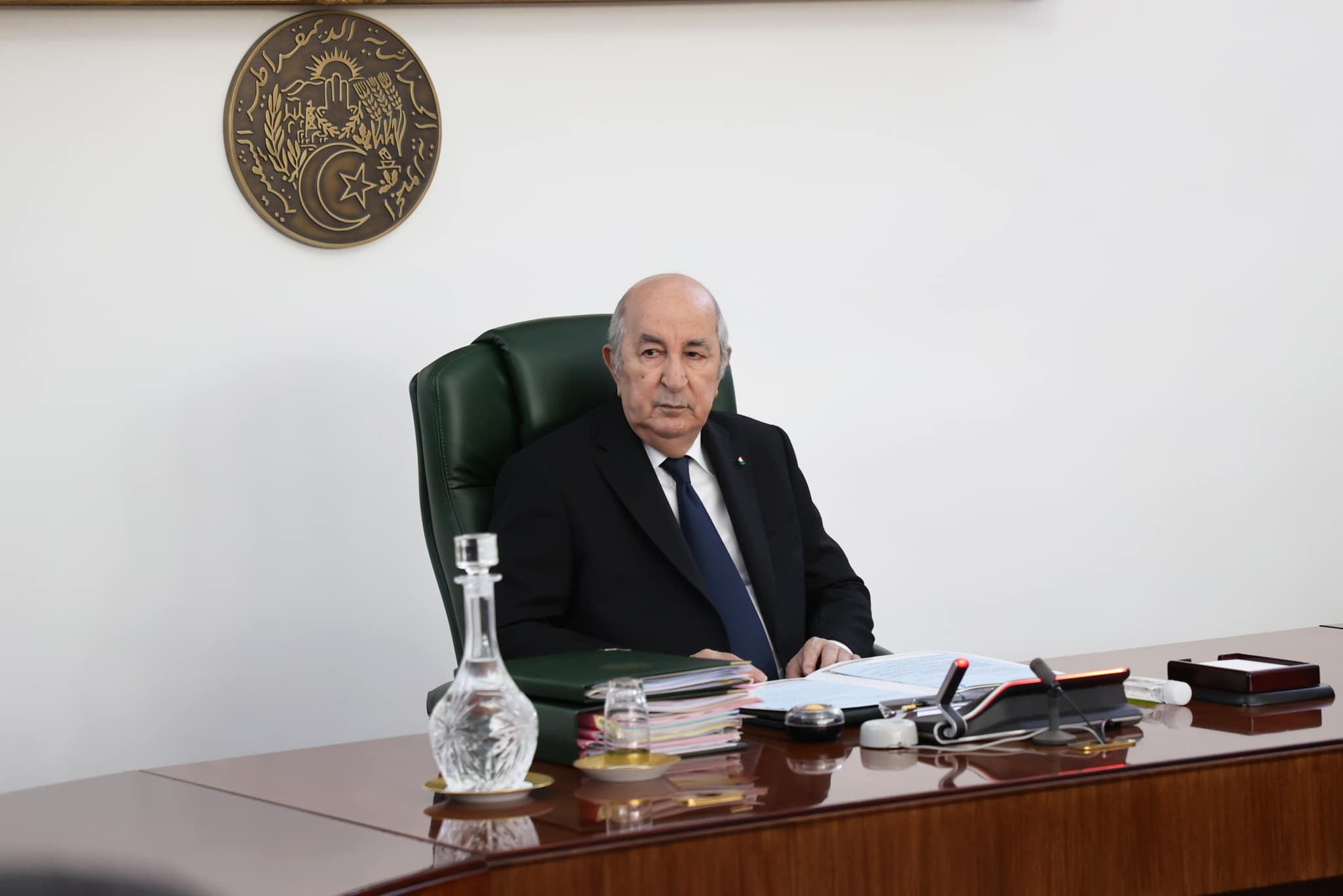 الرئيس الجزائري عبد المجيد تبون